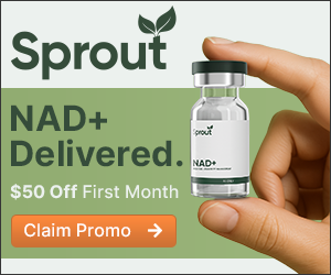 Sprout Health - NAD+ Delivered, $50 off First Month - Claim Promo